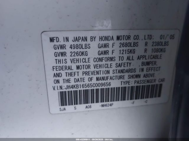 2005 ACURA RL JH4KB16565C009656 Photo 8