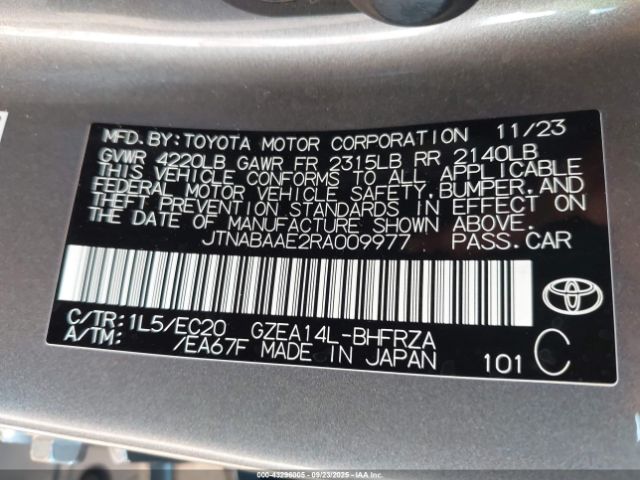 2024 TOYOTA GR COROLLA JTNABAAE2RA009977 Photo 8