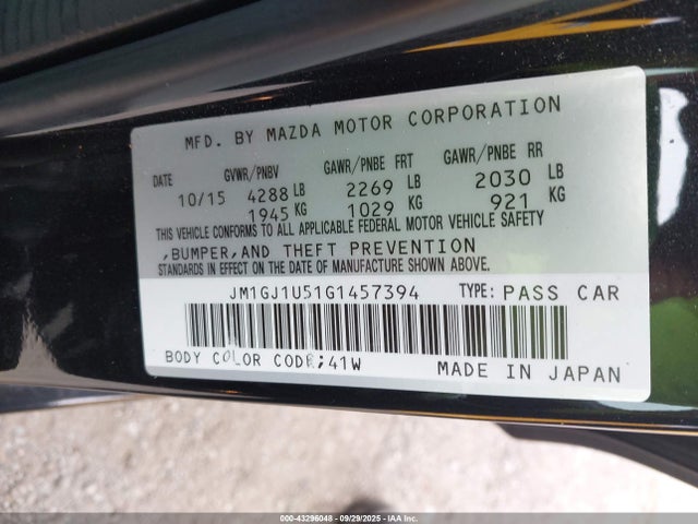 JM1GJ1U51G1457394 Mazda py