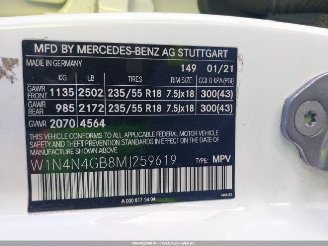 2021 MERCEDES-BENZ GLA 250 W1N4N4GB8MJ259619 Photo 8