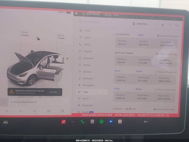 2023 TESLA MODEL Y 7SAYGDEE3PA131154 Photo 6