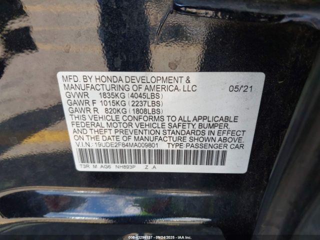 2021 ACURA ILX 19UDE2F84MA009801 Photo 8