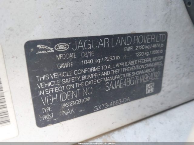 2017 JAGUAR XE SAJAE4BG7HA964092 Photo 8