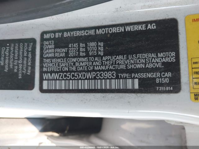 2013 MINI COUNTRYMAN WMWZC5C5XDWP33983 Photo 8