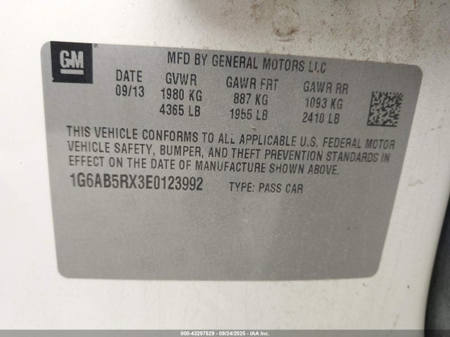 2014 CADILLAC ATS 1G6AB5RX3E0123992 Photo 8