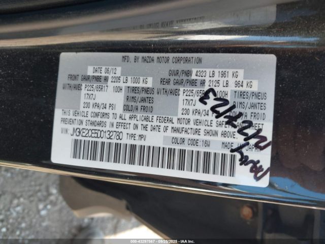 2013 MAZDA CX-5 JM3KE2CE5D0132780 Photo 8