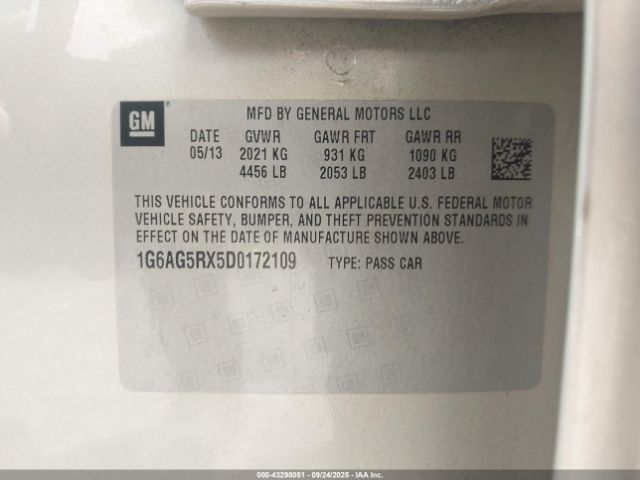 2013 CADILLAC ATS 1G6AG5RX5D0172109 Photo 8