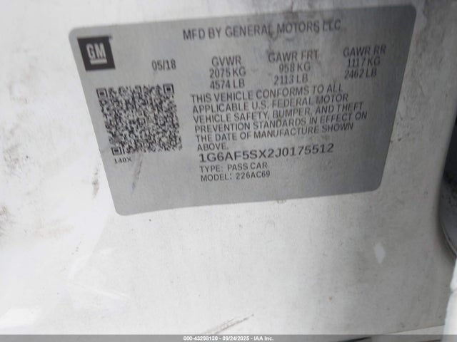 2018 CADILLAC ATS 1G6AF5SX2J0175512 Photo 8