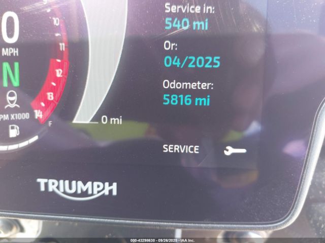 2023 TRIUMPH MOTORCYCLE SPEED TRIPLE SMTP01ST6PTBC9431 Photo 6