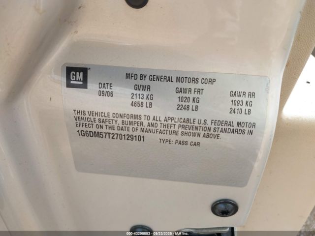 2007 CADILLAC CTS 1G6DM57T270129101 Photo 8