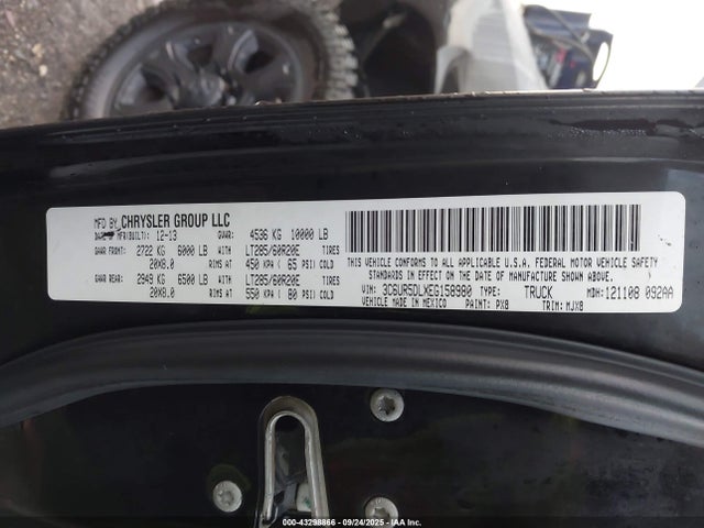 3C6UR5DLXEG158980 RAM 2500