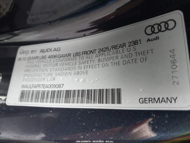 2014 AUDI A5 WAULFAFR7EA009087 Photo 8