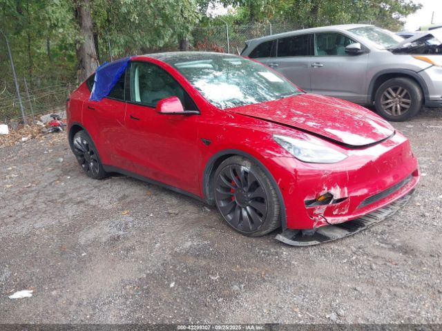 2021 TESLA MODEL Y 5YJYGDEF0MF141015 Photo 0