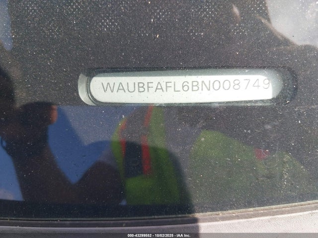 2011 AUDI A4 WAUBFAFL6BN008749 Photo 8