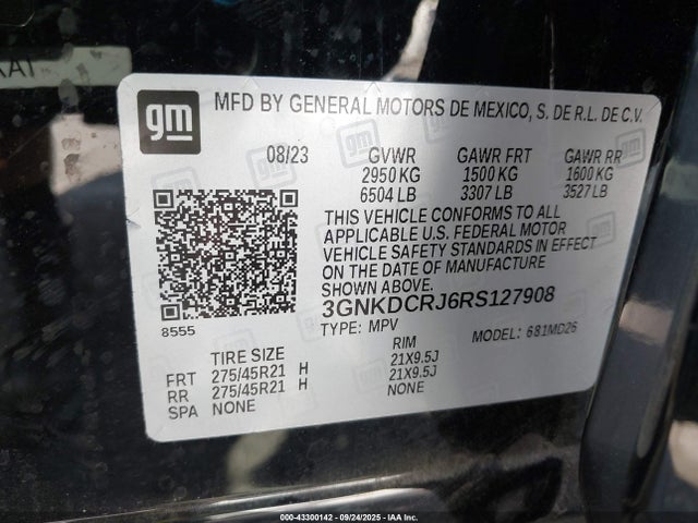 Chevrolet Blazer Ev Eawd Rs 2024 3GNKDCRJ6RS127908 Image 9