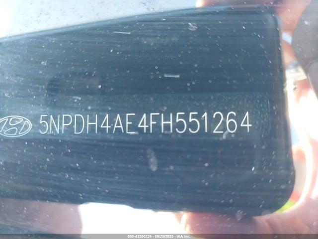 Hyundai dohc mpi nu 2015 5NPDH4AE4FH551264 Image 15