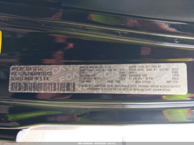 2024 JEEP WRANGLER 4XE 1C4RJXN68RW131973 Photo 8