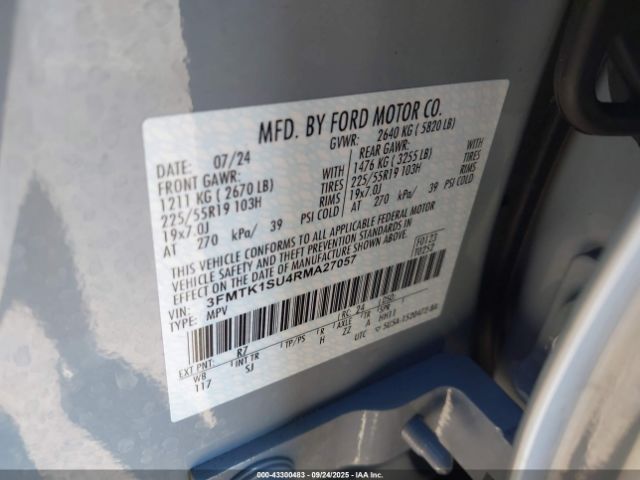 2024 FORD MUSTANG MACH-E 3FMTK1SU4RMA27057 Photo 8