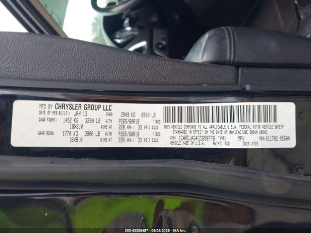 2013 DODGE DURANGO 1C4RDJAG4DC658776 Photo 8