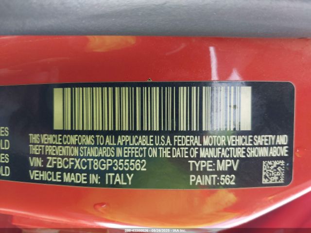 2016 FIAT 500X ZFBCFXCT8GP355562 Photo 8