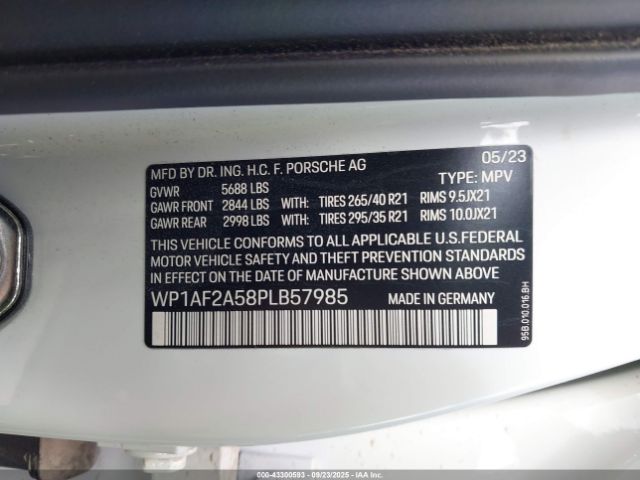 2023 PORSCHE MACAN WP1AF2A58PLB57985 Photo 8