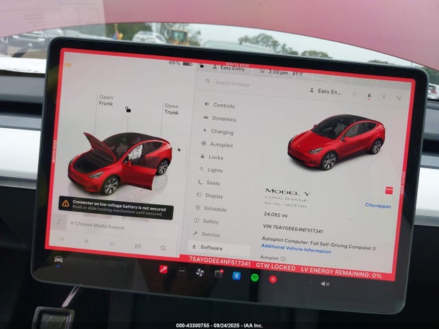 2022 TESLA MODEL Y 7SAYGDEE4NF517341 Photo 6