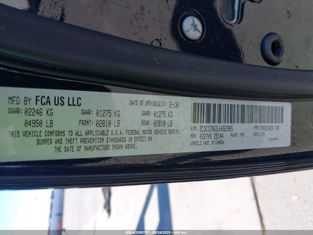 Dodge 2018 2018 2C3CDZAG3JH262985 Image 9