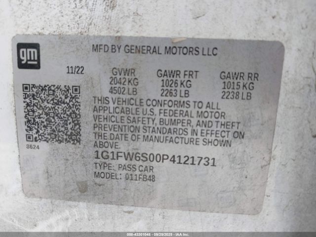 2023 CHEVROLET BOLT EV 1G1FW6S00P4121731 Photo 8