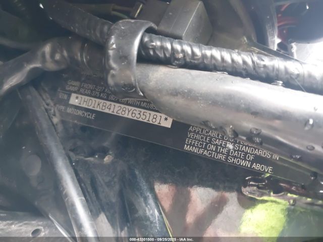 2008 HARLEY-DAVIDSON FLHX 1HD1KB4128Y635181 Photo 9