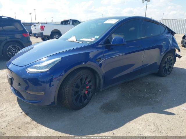 2021 TESLA MODEL Y 5YJYGDEEXMF233160 Photo 1