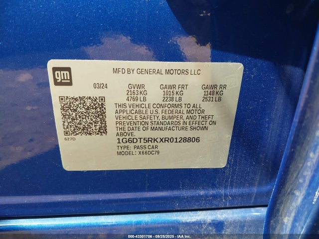 2024 CADILLAC CT5 1G6DT5RKXR0128806 Photo 8