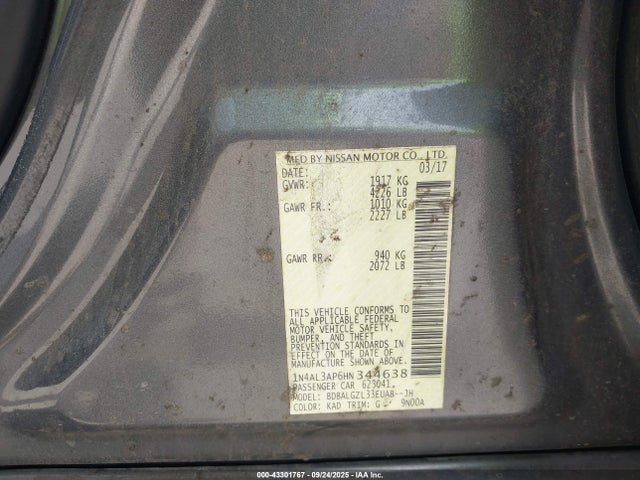 1N4AL3AP6HN344638 Nissan 2017