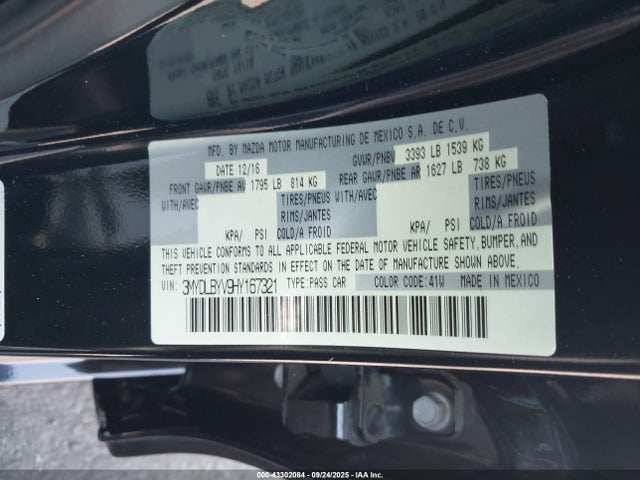 3MYDLBYV9HY167321 Toyota p5v