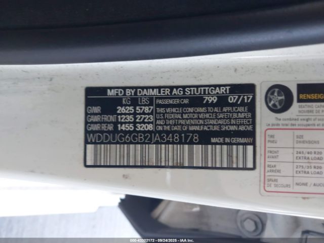 2018 MERCEDES-BENZ S 450 WDDUG6GB2JA348178 Photo 8