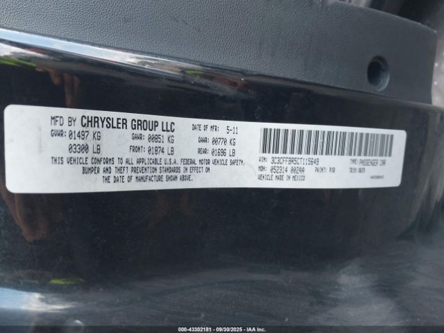 2012 FIAT 500 3C3CFFBR5CT115649 Photo 8