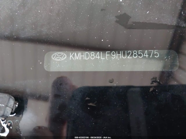 KMHD84LF9HU285475 Hyundai 2017