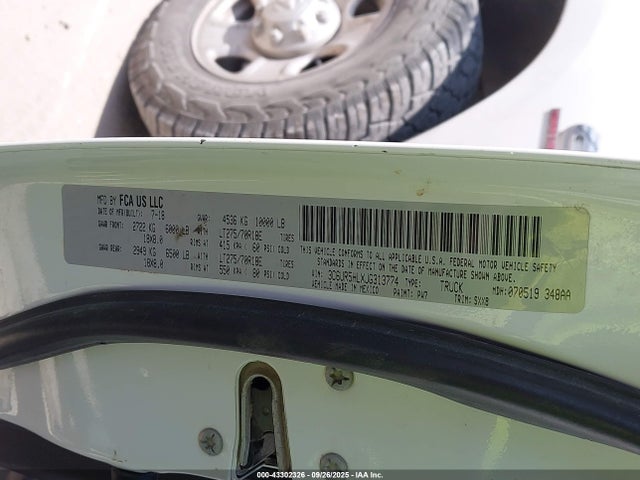 3C6UR5HLXJG313774 RAM 2018