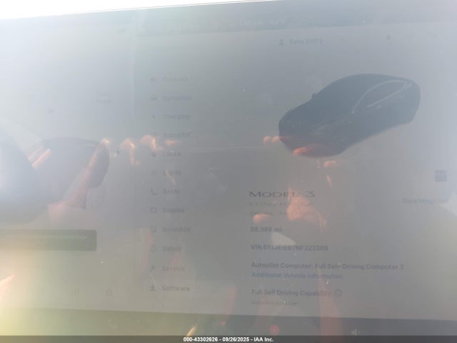 2022 TESLA MODEL 3 5YJ3E1EB7NF323369 Photo 6