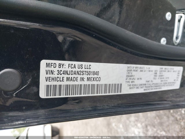 Jeep Compass 2025 3C4NJDAN2ST501840 Image 9