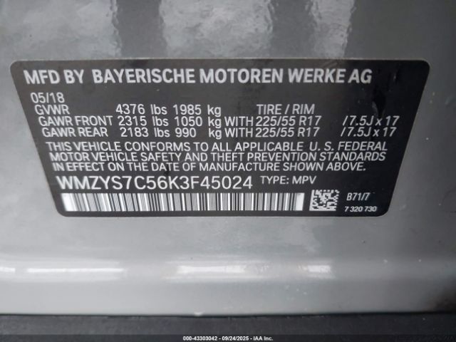 2019 MINI COUNTRYMAN WMZYS7C56K3F45024 Photo 8