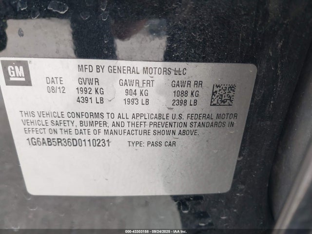 2013 CADILLAC ATS 1G6AB5R36D0110231 Photo 8