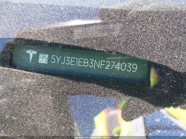 2022 TESLA MODEL 3 5YJ3E1EB3NF274039 Photo 8