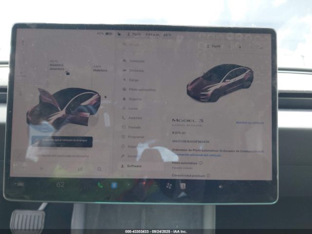 2025 TESLA MODEL 3 5YJ3E1EAXSF993470 Photo 6