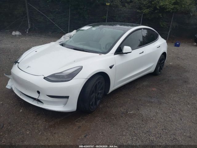 2022 TESLA MODEL 3 5YJ3E1EAXNF349567 Photo 1