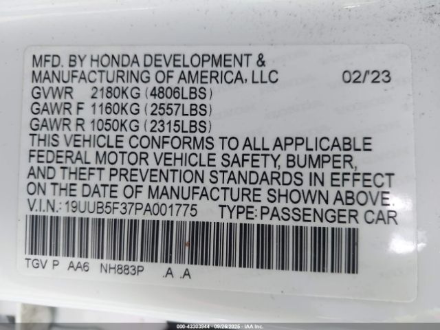 2023 ACURA TLX 19UUB5F37PA001775 Photo 8