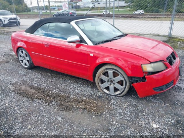 2005 AUDI S4 WUARL48H25K902339