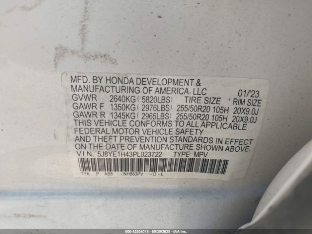 2023 ACURA MDX 5J8YE1H43PL023722 Photo 8