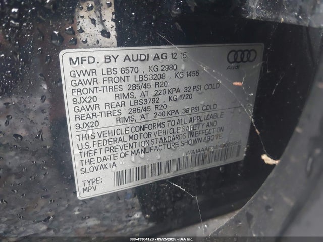 2017 AUDI Q7 WA1AAAF74HD005566 Photo 8