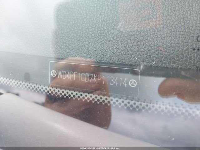 2019 MERCEDES-BENZ SPRINTER 2500 WD4PF1CD7KP113414 Photo 8