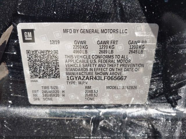 2020 CADILLAC XT4 1GYAZAR43LF065667 Photo 8